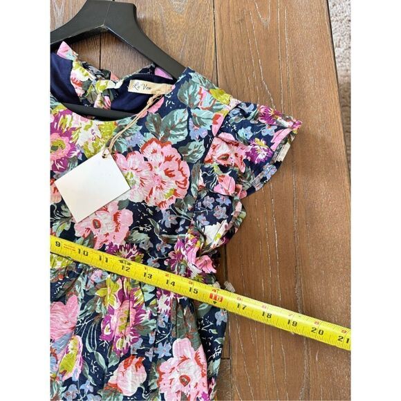 La’ Ven NWT Floral Mini Dress Size XSmall - Picture 11 of 13